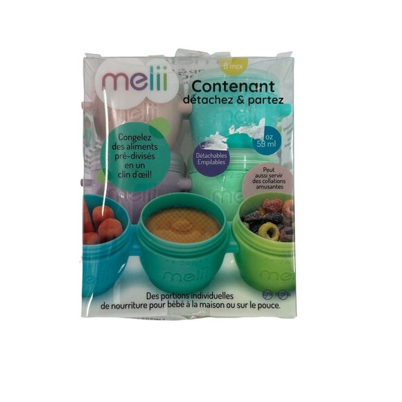 Melii Snap and Go Pods NWT Baby Food Snack Container - Picture 5 of 7